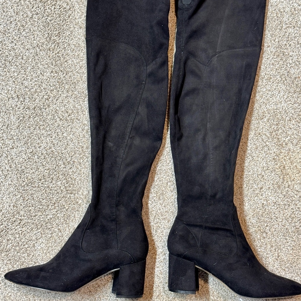 Marc Fisher Black Over the Knee Boots